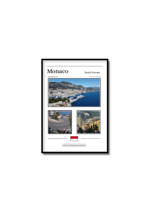 Framed City Posters